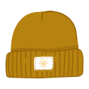 Brown Beanie Graphic
