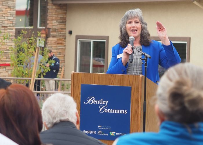 Mary Stegner, Partners in Housing Executive Director Mary Stegner, Partners in Housing Executive Director