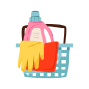 Household Cleaning Supplies Logo